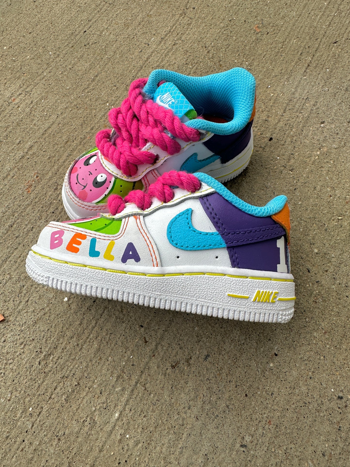 Kid Cocomelon Colorblocks (Purple)