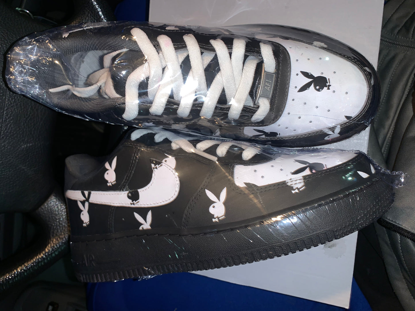 Classic Playboy Bunny Air Force 1s