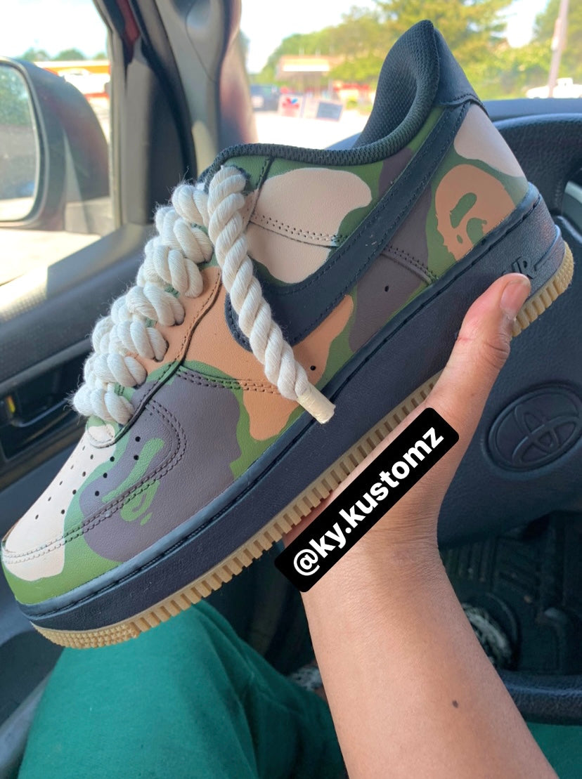 Air force ones outlet army green