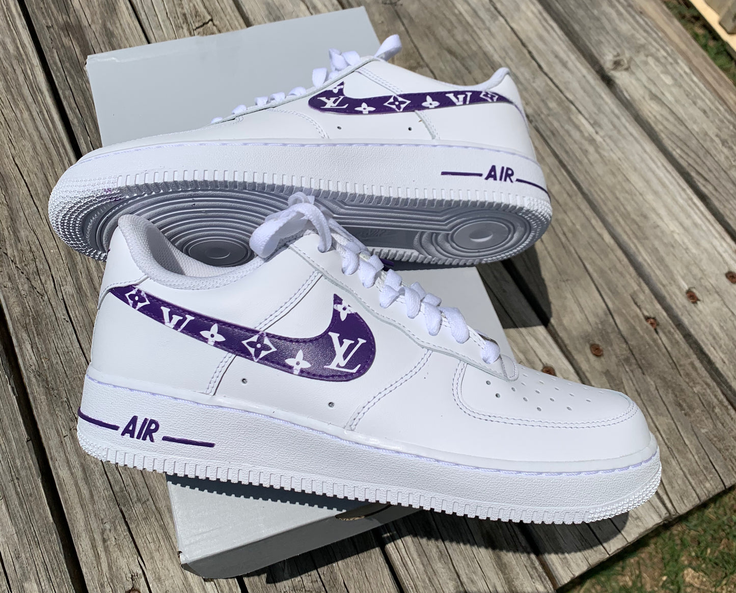 Classic LV Custom Air Force 1s