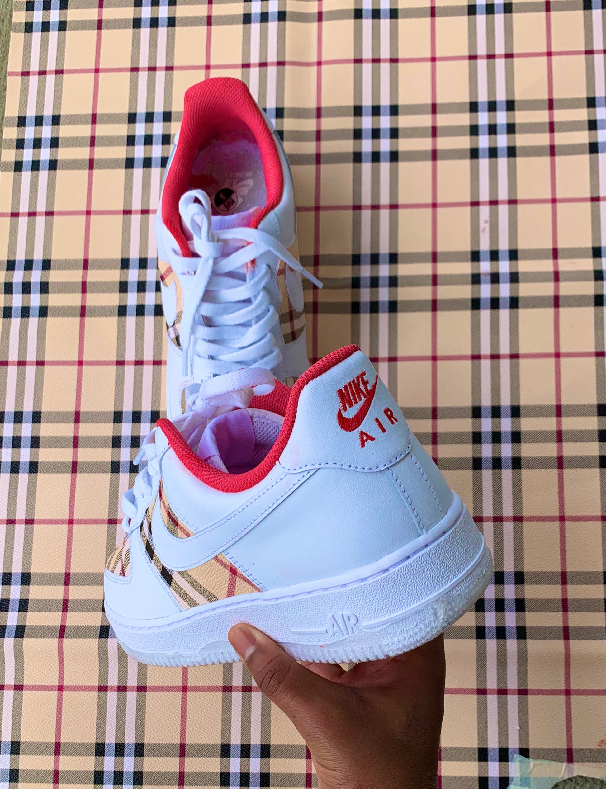 Custom sales red bottoms